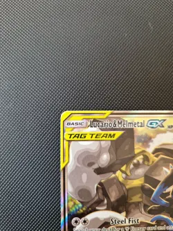 Pokemon TCG Lucario & Melmetal GX SM192 Black Star Promo Tag Team MP - Image 3