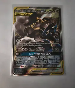 Pokemon TCG Tag Team Promo Lucario and Melmetal GX SM192 - Image 1