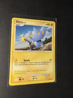POKEMON PROMO CARD - DIAMOND AND PEARL - DP15 SHINX (HOLO) RARE EX - Image 3