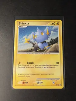 POKEMON PROMO CARD - DIAMOND AND PEARL - DP15 SHINX (HOLO) RARE EX - Image 4