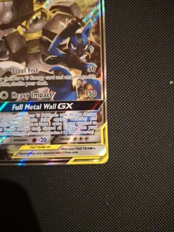 Pokemon TCG Lucario Melmetal GX Sun Moon Tag Team SM192 - Image 3