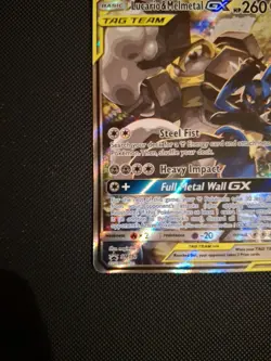 Pokemon TCG Lucario Melmetal GX Sun Moon Tag Team SM192 - Image 4