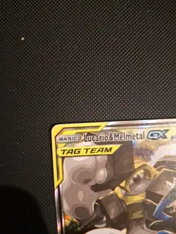 Pokemon TCG Lucario Melmetal GX Sun Moon Tag Team SM192 - Image 5