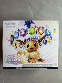 POKEMON - S&V PRISMATIC EVOLUTIONS ETB ELITE TRAINER BOX - BRAND NEW & SEALED - Image 1