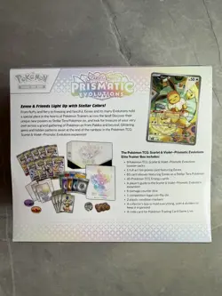 POKEMON - S&V PRISMATIC EVOLUTIONS ETB ELITE TRAINER BOX - BRAND NEW & SEALED - Image 4