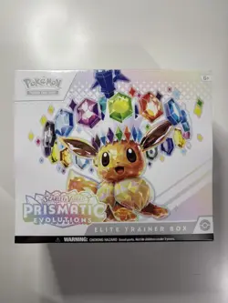 POKEMON - S&V PRISMATIC EVOLUTIONS ETB ELITE TRAINER BOX - BRAND NEW & SEALED - Image 1