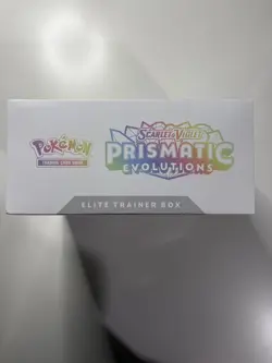 POKEMON - S&V PRISMATIC EVOLUTIONS ETB ELITE TRAINER BOX - BRAND NEW & SEALED - Image 5