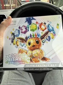 POKEMON - S&V PRISMATIC EVOLUTIONS ETB ELITE TRAINER BOX - BRAND NEW & SEALED - Image 1