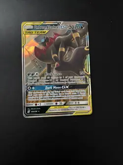 Pokemon TCG Umbreon & Darkrai GX Card Unified Minds Ultra Rare 125/236 - Image 1