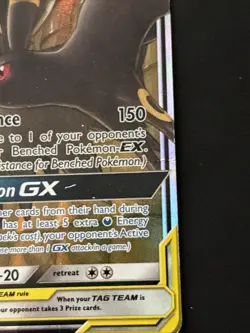 Pokemon TCG Umbreon & Darkrai GX Card Unified Minds Ultra Rare 125/236 - Image 5