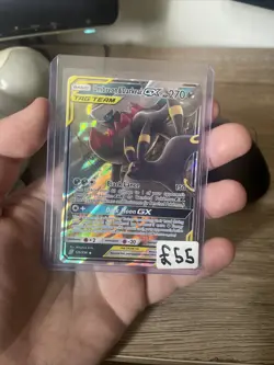 Pokemon TCG Umbreon & Darkrai GX Card Unified Minds Ultra Rare 125/236 NM - Image 1