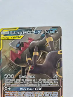 Pokemon TCG Umbreon & Darkrai GX Card Unified Minds Ultra Rare 125/236 - Image 3
