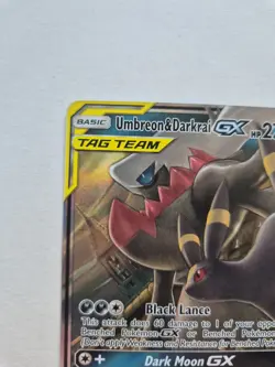 Pokemon TCG Umbreon & Darkrai GX Card Unified Minds Ultra Rare 125/236 - Image 2