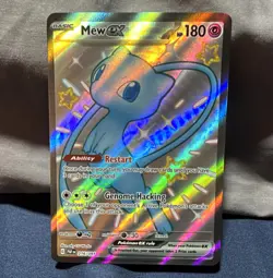 Pokemon TCG Mew ex SV: Paldean Fates 216/091 Shiny Ultra Rare FA Holo ENG - Image 1