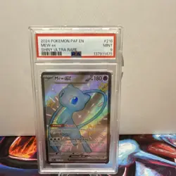 The Pokemon Company Mew ex 216/091 SV: Paldean Fates Shiny Ultra Rare Holo PSA 9 - Image 1