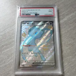 Pokemon Mew ex SV: Paldean Fates Shiny Ultra Rare Holo 216/091 PSA 9 2024 - Image 1