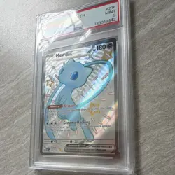 Pokemon Mew ex SV: Paldean Fates Shiny Ultra Rare Holo 216/091 PSA 9 2024 - Image 3