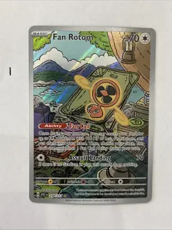 Pokemon TCG Fan Rotom Ascended Heroes 250/217 Illustration Rare NM Card - Image 1