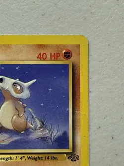 Cubone [First Edition] 50/64 Pokemon Jungle Common Card 1999 - Image 3