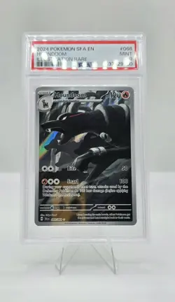 Houndoom Pokemon SV Shrouded Fable 066/064 Illustration Rare Full Art PSA 9 - Image 2