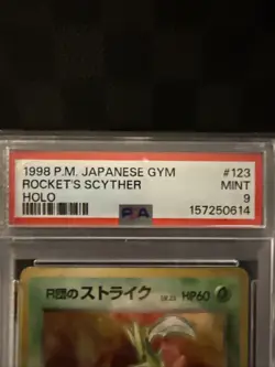 Rocket's Scyther PSA 9 1998 Pokemon Leaders' Stadium Japanese 5143 - Image 2