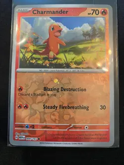 Pokemon Charmander Cosmos Holo 004/165 EN 151 Promo Costco Exclusive NM Card - Image 1