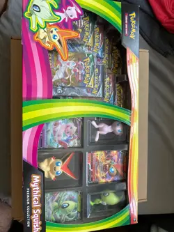 Pokemon cards Mythical Squishy Premium CollectioC - Image 1