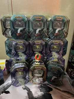 Triple Whammy Tins *lot of 6* SEALED Pokemon TCG Darkrai Tyranitar Slaking - Image 1