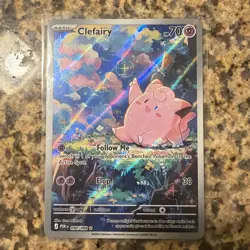 Pokemon TCG Clefairy 094/088 Me03: Perfect Order Holo Card Illustration Rare NM - Image 1
