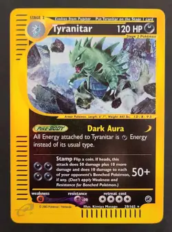 Pokemon TYRANITAR 29/165 Reverse Holo Rare Expedition - Near Mint 🍒 - Image 4