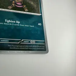 Krokorok (Master Ball Pattern) 058/086 SV: Black Bolt Holo / NM / Pokemon TCG - Image 4