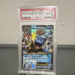 Pokemon 2016 Generations M Blastoise EX 18/83 Holo Rare EX PSA 10 English - Image 1