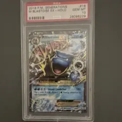 Pokemon 2016 Generations M Blastoise EX 18/83 Holo Rare EX PSA 10 English - Image 3