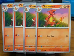 Pokemon TCG Ascended Heroes Charmeleon 021/217 x4 Playset - Image 1