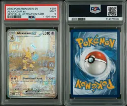 PSA 9 Alakazam ex #201 Special Illustration Rare S&V: 151 2023 POKEMON MEW EN - Image 1