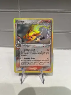 Flareon 5/113 Holo EX Delta Species Pokemon Card LP - Image 1