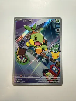 Pokemon Turtwig #040- First Partners Promo - Full Art Holo - Mint PACK FRESH - Image 1
