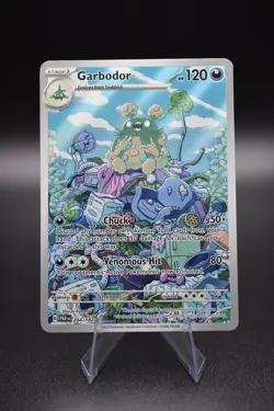 Pokemon TCG Garbodor 204/182 SV04: Paradox Rift Holo NM - Image 1