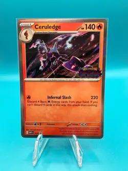 Ceruledge (Prerelease) 014 Holo Promo ME: Mega Evolution Promo Pokemon Near Mint - Image 1