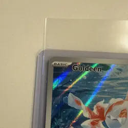 Goldeen Illustration IR Rare 087/084 Pitch Black Card in hand! Pokemon English . - Image 2