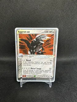 Aggron ex 95/100 Holo EX Sandstorm 2003 Vintage Rare Pokemon Card (NM) - Image 1