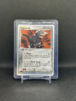 Aggron ex 95/100 Holo EX Sandstorm 2003 Vintage Rare Pokemon Card (NM) - Image 3