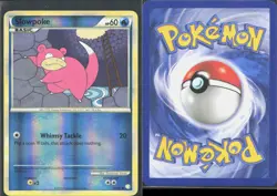 SLOWPOKE 81/123 C HEARTGOLD & SOULSILVER POKEMON REVERSE HOLO NM/M - Image 1