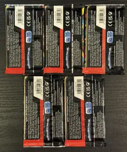 factory Sealed 5 Lot Pokemon Mega Evolution-Phantasmal Flames Booster Packs - Image 2