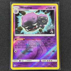 Weezing - 29/68 - Reverse Holo - Hidden Fates - Pokemon - NM/M - Image 1