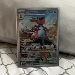 Pokemon TCG Krookodile Illustration Rare Full Art Holo 170 HP 116/091 - Image 1