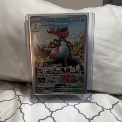 Pokemon TCG Krookodile Illustration Rare Full Art Holo 170 HP 116/091 - Image 3