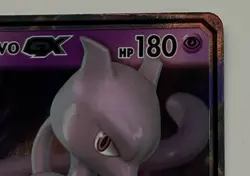 Pokemon TCG Mewtwo GX 31/68 Hidden Fates Ultra Rare Full Art Holo ENG 180HP - Image 3