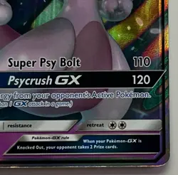 Pokemon TCG Mewtwo GX 31/68 Hidden Fates Ultra Rare Full Art Holo ENG 180HP - Image 5