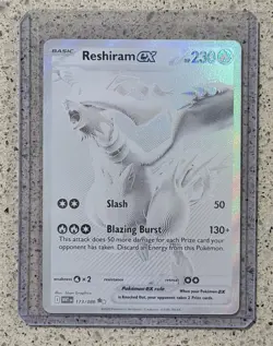 RESHIRAM EX 173/086 HOLO BLACK WHITE RARE WHITE FLARE POKEMON NM - Image 1